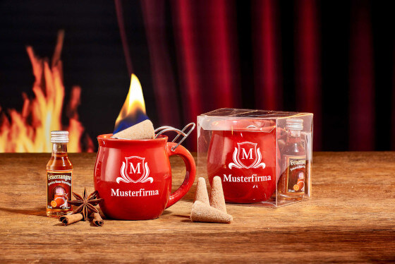 Original Feuerzangentasse mit Zubehör