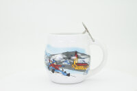 Feuerzangentasse 6 Stück im Karton Weiß / Winter