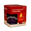 Feuerzangentasse Präsentbox Mitternachtsblau mit Rum