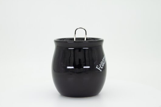 Feuerzangentasse Prsentbox Schwarz mit Rum