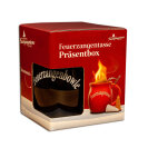Feuerzangentasse Präsentbox Schwarz mit Rum