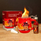 Feuerzangentasse Präsentbox Rot / Rühmann mit Rum