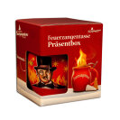 Feuerzangentasse Präsentbox Rot / Rühmann mit Rum