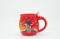 Feuerzangentasse Präsentbox Rot / Rühmann mit Rum