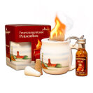 Feuerzangentasse Präsentbox Weiß / Berlin mit Rum