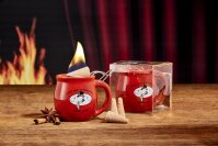 Feuerzangentasse Präsentbox Rot / Rühmann Schlock ohne Rum