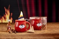 Feuerzangentasse Präsentbox Rot / Rühmann Schlock mit Rum