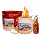 Feuerzangentasse Präsentbox Weiß / Weihnachten mit Rum