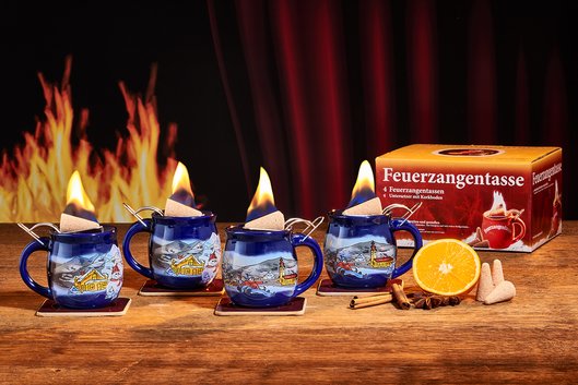 Feuerzangentasse 4er-Set