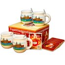 Feuerzangentasse 4er-Set Weiß/Dresden