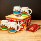 Feuerzangentasse 4er-Set Weiß/Dresden