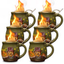 Feuerzangentasse 6 Stück im Karton Oliv / Rühmann