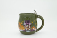 Feuerzangentasse 6 Stück im Karton Oliv / Rühmann