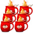 Feuerzangentasse 6 Stück im Karton Rot / Rühmann Schlock