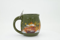 Feuerzangentasse Geschenkset, Klassisch Oliv/Rühmann