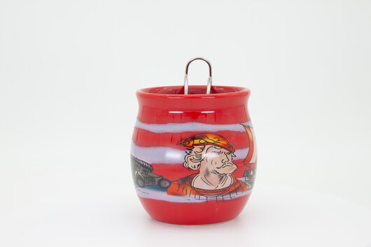 Feuerzangentasse Geschenkset, Klassisch Rot/Störtebeker