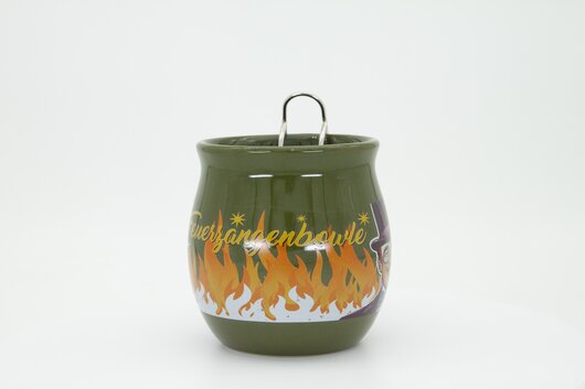 Feuerzangentasse Geschenkset, Schatzkiste Oliv/Rhmann