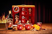 Feuerzangentasse Geschenkset, Klassisch Rot/Hanse Feuer