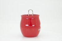 Feuerzangentasse Geschenkset, Wurzelholz Rot/Hanse Feuer