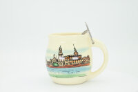 Feuerzangentasse 4er-Set Cremeweiß/Dresden