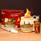 Feuerzangentasse Präsentbox Cremeweiß / Dresden mit Rum