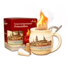 Feuerzangentasse Präsentbox Cremeweiß /...