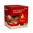 Feuerzangentasse Präsentbox Rot / Winter mit Rum
