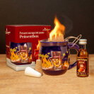 Feuerzangentasse Präsentbox Blau / Rühmann mit Rum