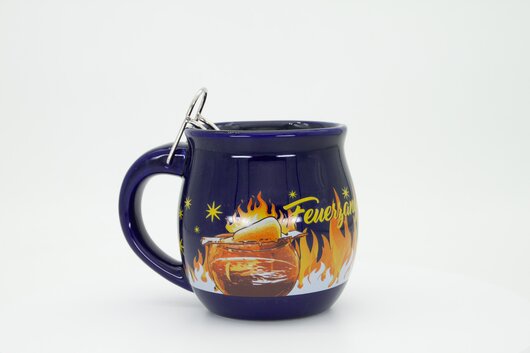 Feuerzangentasse Prsentbox Blau / Rhmann ohne Rum