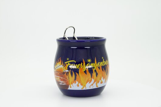 Feuerzangentasse Prsentbox Blau / Rhmann ohne Rum