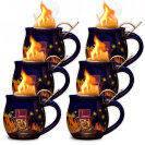 Feuerzangentasse 6 Stück im Karton Blau/Rühmann