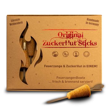 Zuckerhutstick | Zimt-Zucker | 12 Stück